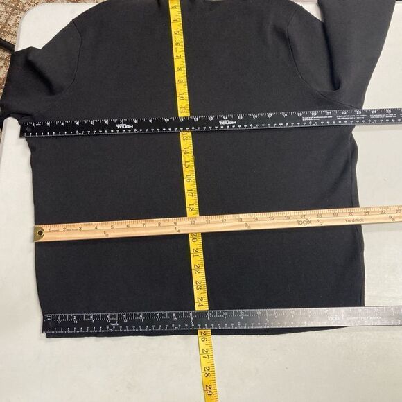 FREE ASSEMBLY Boxy Cropped Sweater Black Women’s Large‎ - Picture 6 of 10